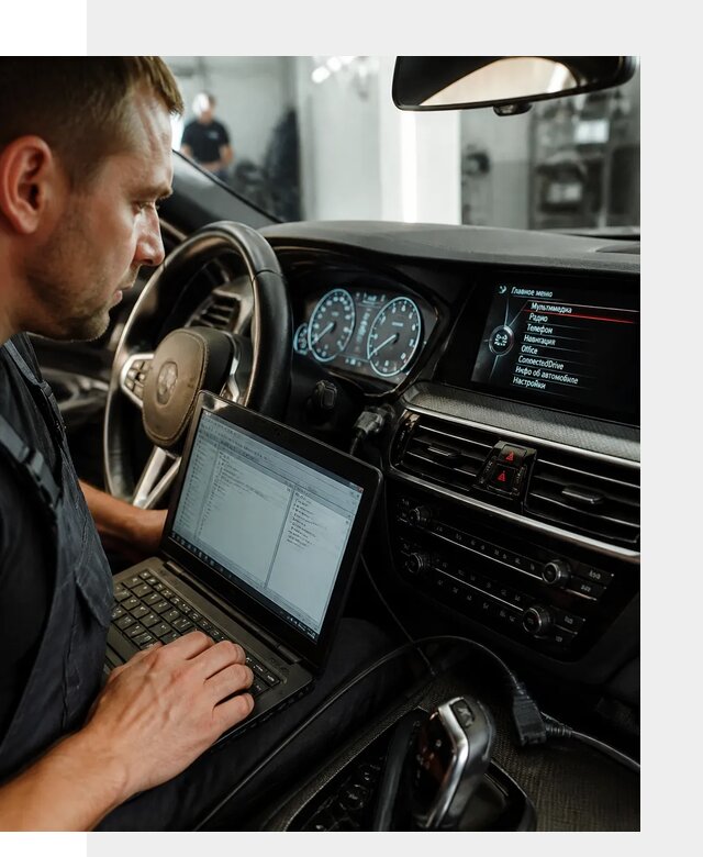 Русификация приборной панели BMW для авто в Кисловодске от компании