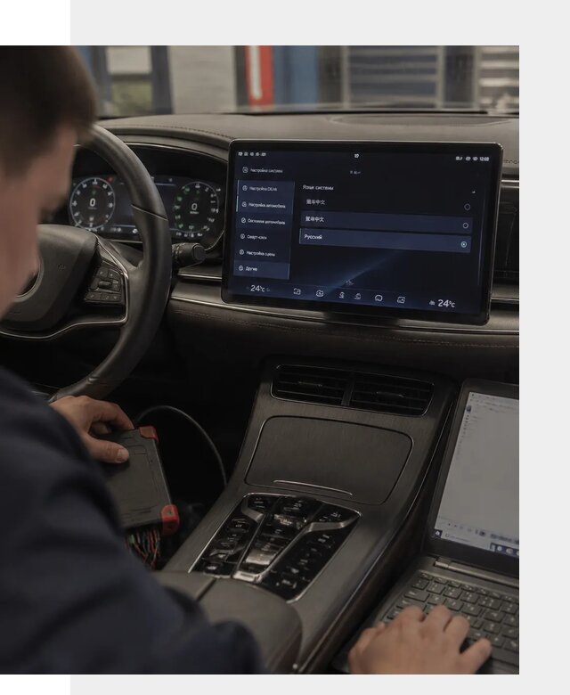 Русификация автомобиля BYD HAN для эксплуатации в Кисловодске